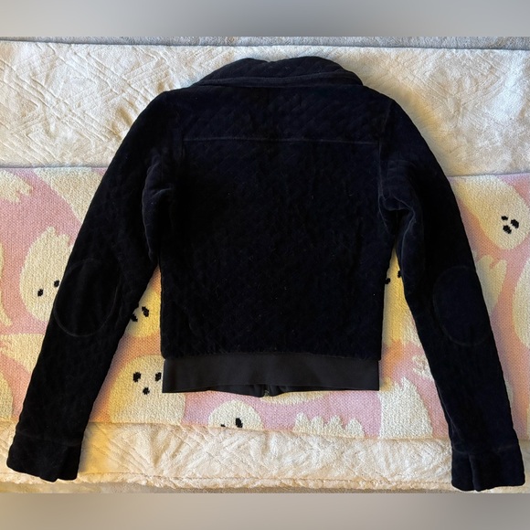 Black Quilted VINTAGE Juicy Couture Coat - Picture 2 of 3